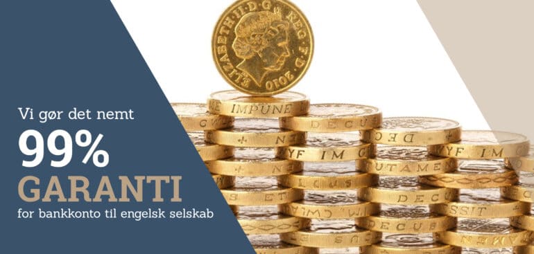Få 99% garanti for bankkonto