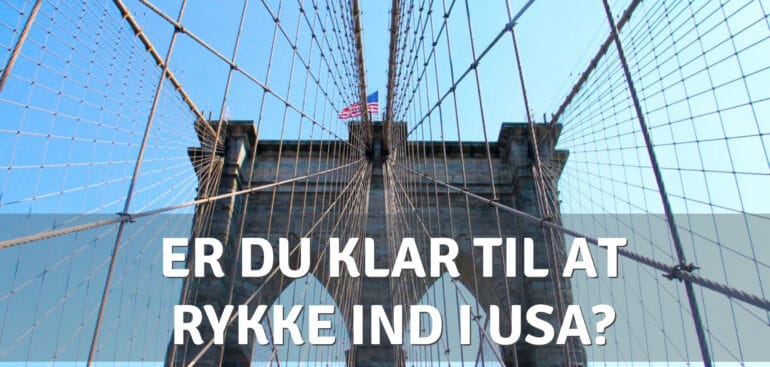 Kom godt fra start i USA