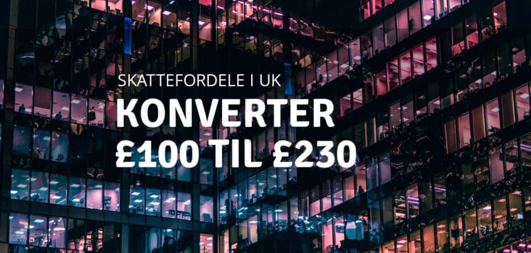 Udviklingsomkostninger i UK