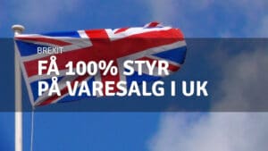 100% styr på varesalg i UK