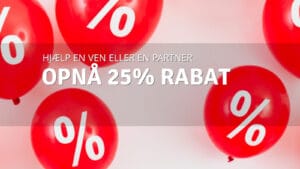 Rabat 25%