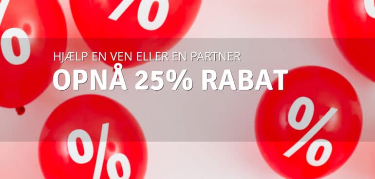 Rabat 25%